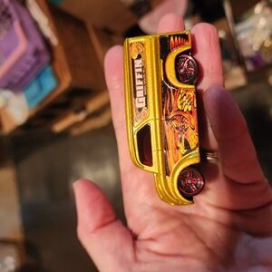 Gold and Red Hot Wheels Car